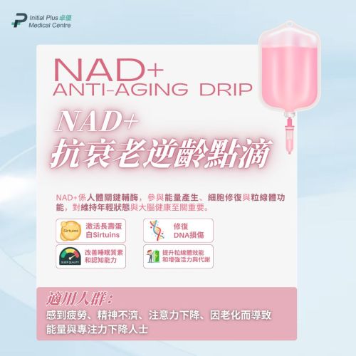 NAD+抗衰老逆齡點滴